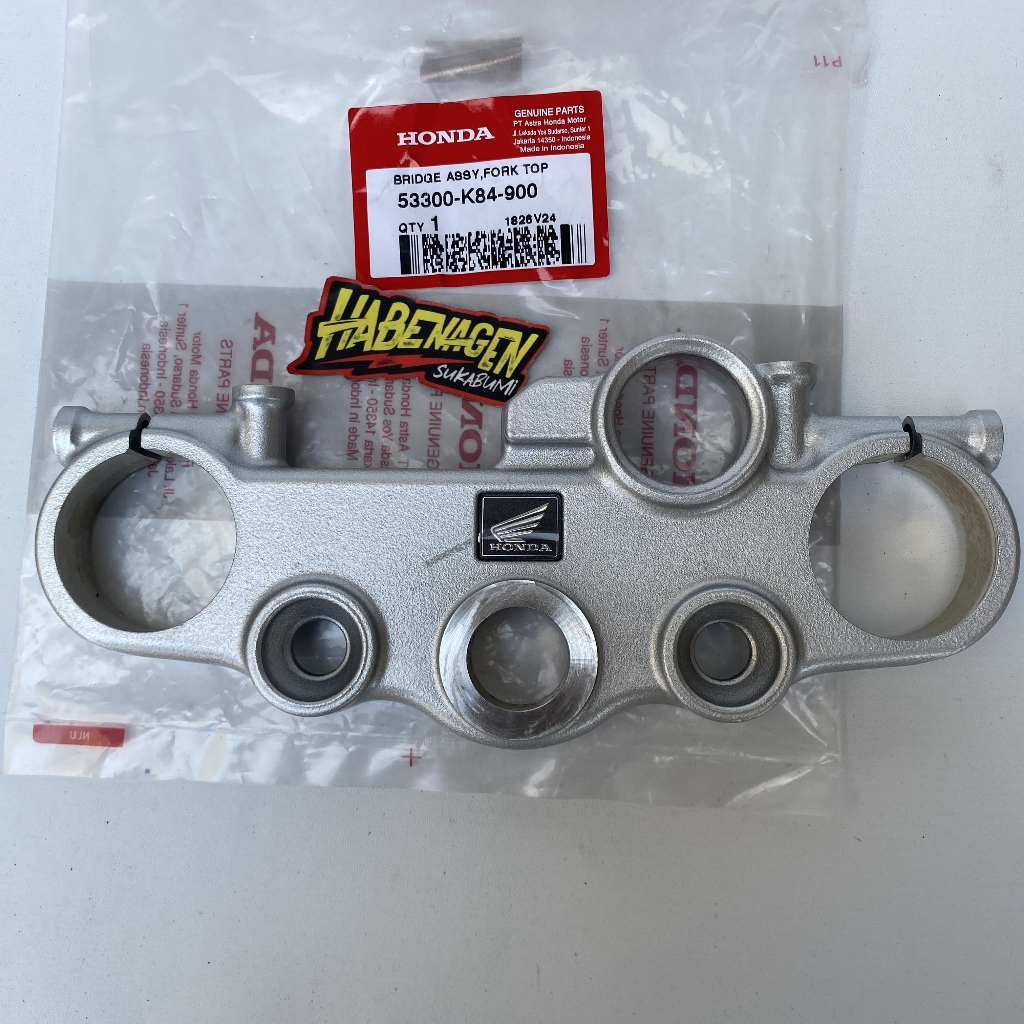 53300-K84-900 / 53219-K84-900 | segitiga segi tiga T 1 satu set atas bawah Bridge Fork Top Stem Sub 