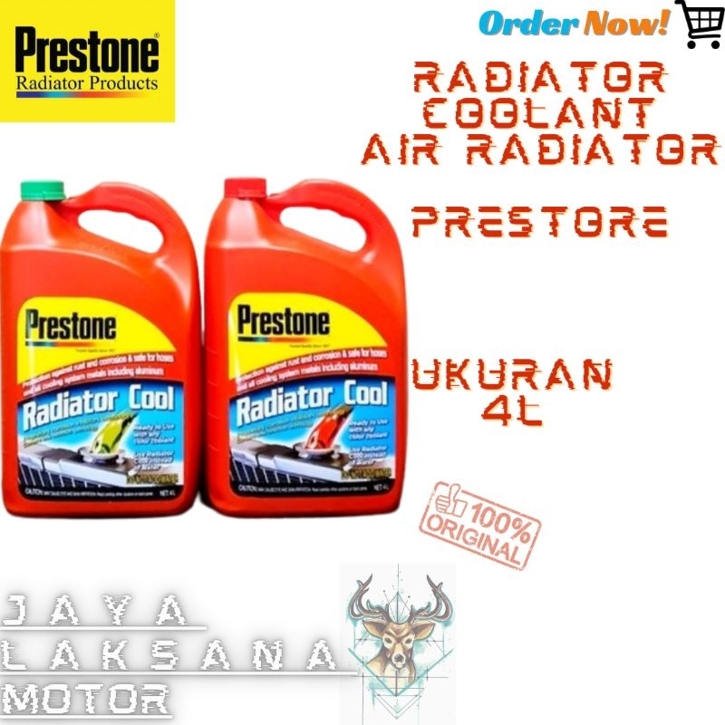 Autogard Coolant Prestone 4L – Radiator Coolant Mobil Motor | Anti Panas & Anti Karat 100% original