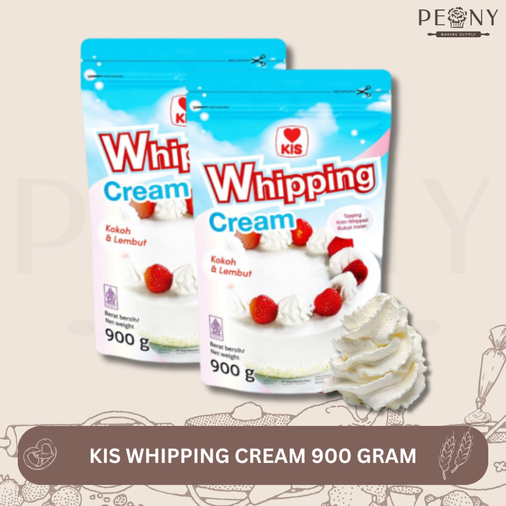 

KIS WHIPPING CREAM 900 GRAM / WHIPPED CREAM / WHIP CREAM BUBUK