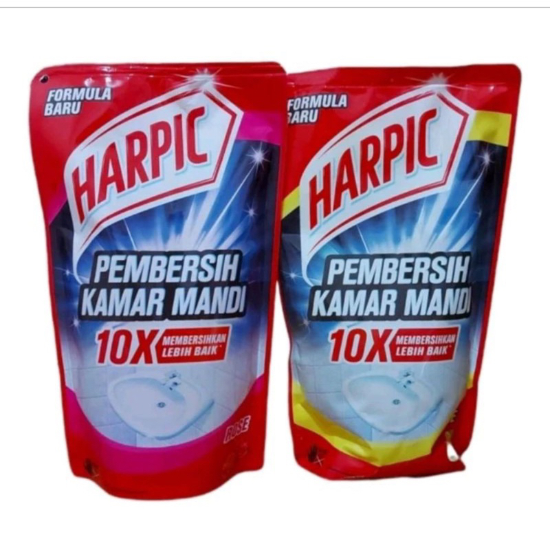 Harpic Pembersih Kamar Mandi 400mL Refill - Lime / Disinfectant Toilet Cleaner / Pembersih Tolilet