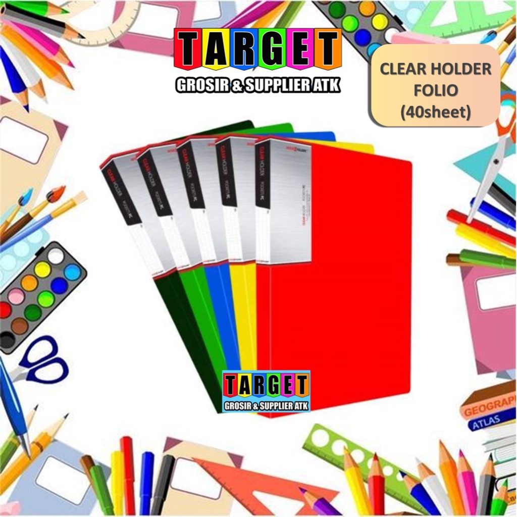 

DOCUMENT KEEPER / CLEAR hOLDER / TEMPAT DOKUMEN / 40sheets