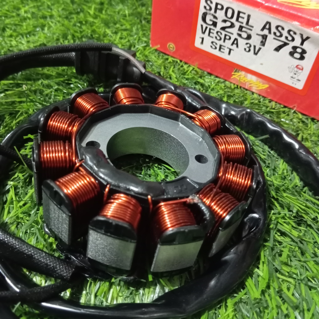 SPOOL ASSY VESPA MATIC LX S 3V 150/SPUL STATOR VESPA 3V  G25178 GNT