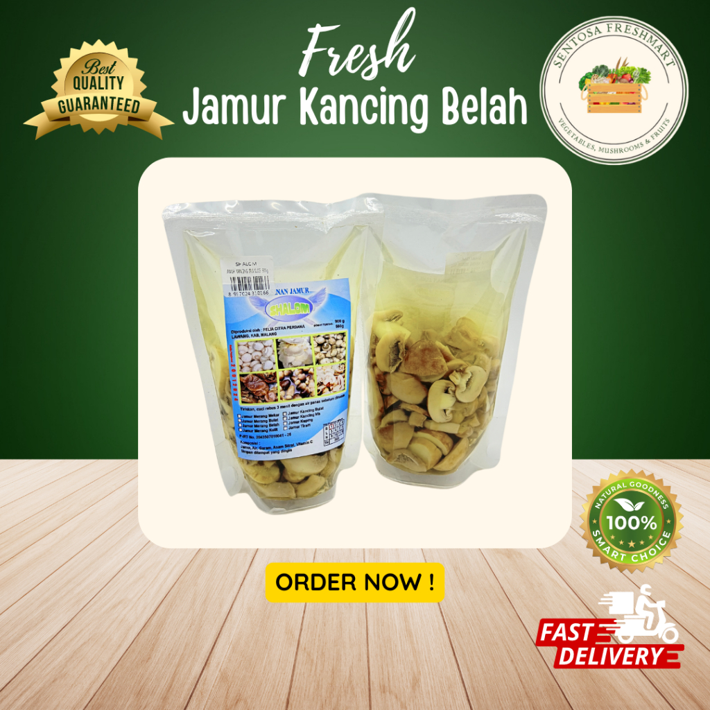 

[SENTOSA FRESHMART] JAMUR KANCING BELAH per PACK @500gr