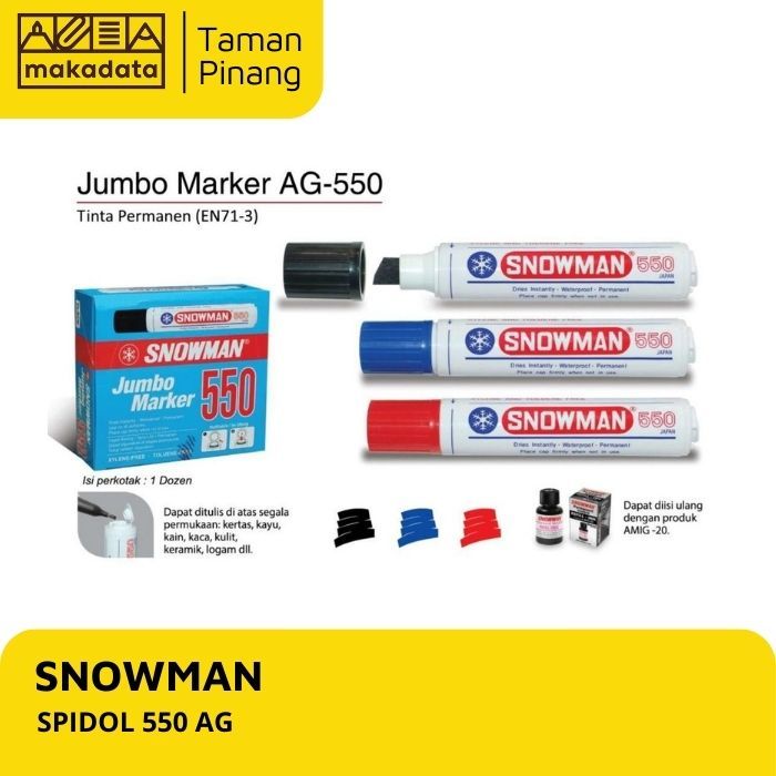 

SPIDOL SNOWMAN 550 PERMANENT JUMBO ( 1 PCS)