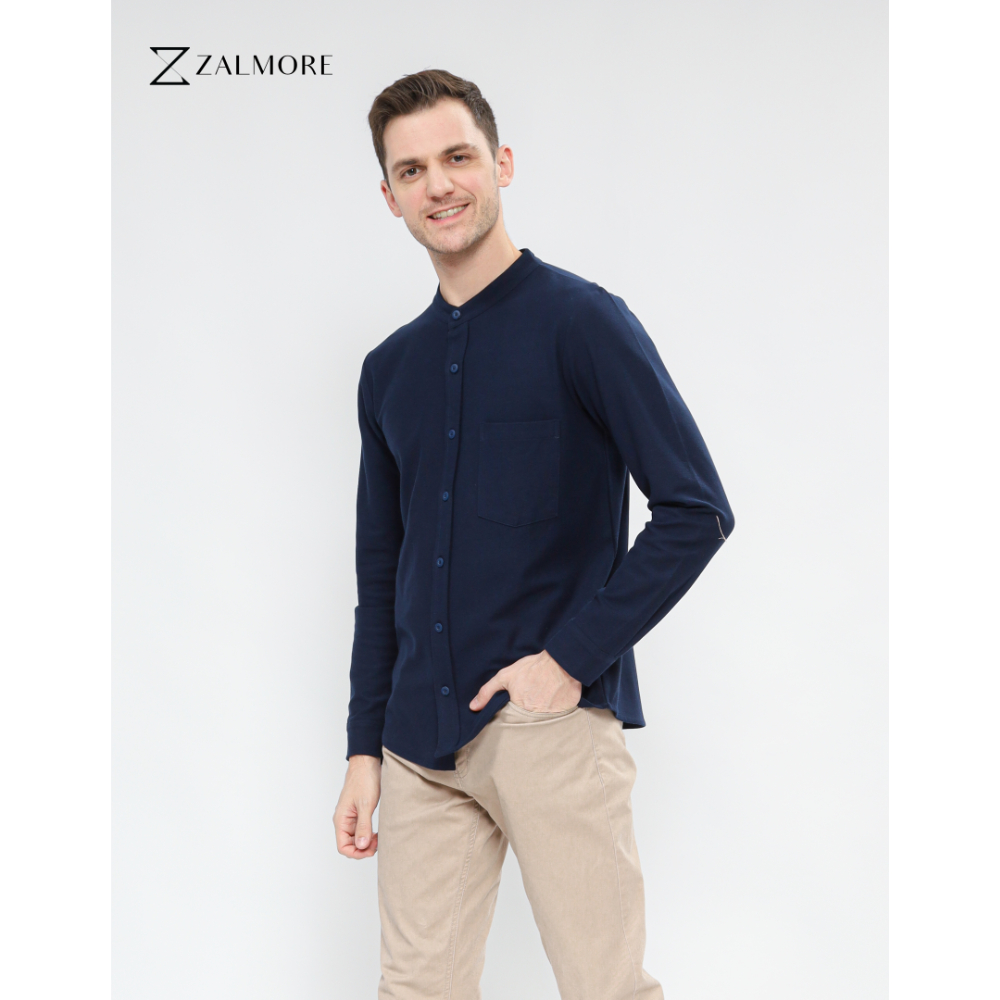 Zalmore Men LongSleeve Shanghai Shirt - Kemeja Lengan Panjang Pria
