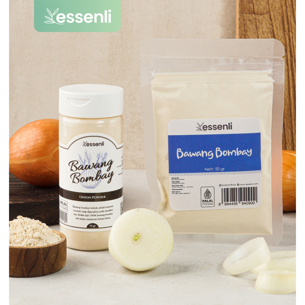 

ESSENLI Bawang Bombay Bubuk Bumbu Rempah Dapur