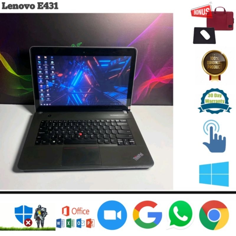 Laptop Lenovo E431 Core i5 Ram 8 SSD 256 Windows 10 - Touchscreen