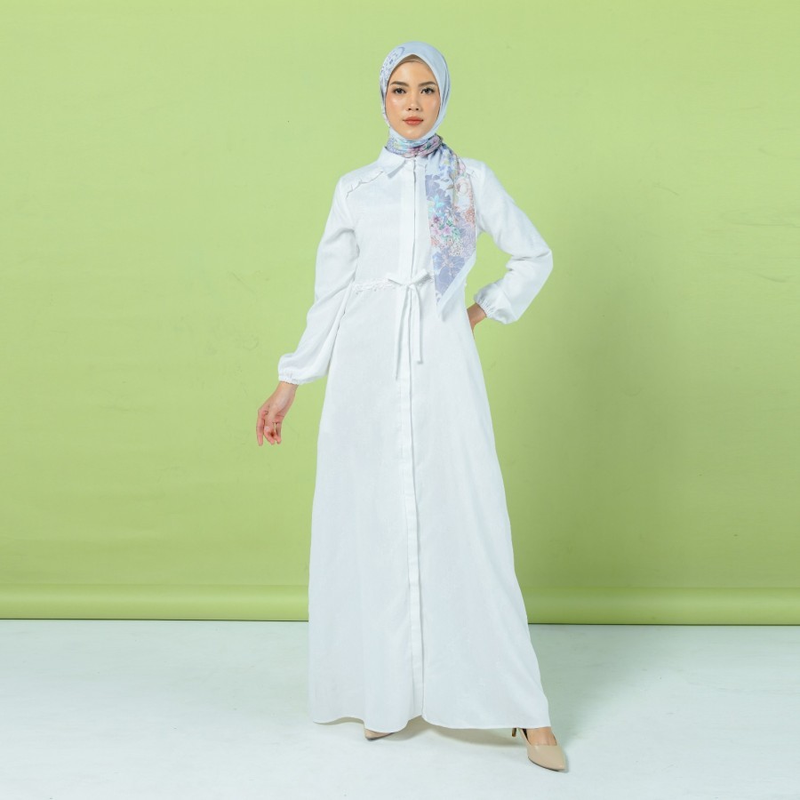 Gamis Polos Wanita - Zoya ERICA Dress - Bahan Premium Jacquard