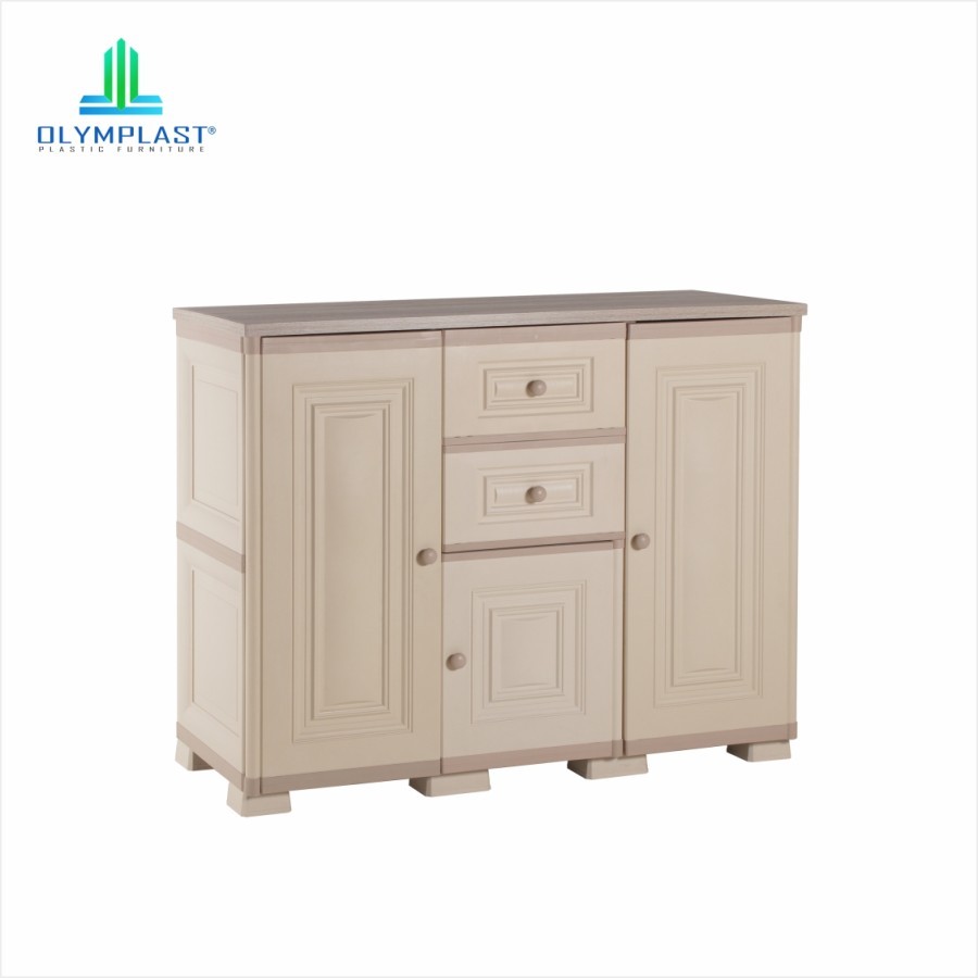 Lemari Kabinet Plastik Penyimpanan Olympic Olymplast OTC CREDENZA MODERN