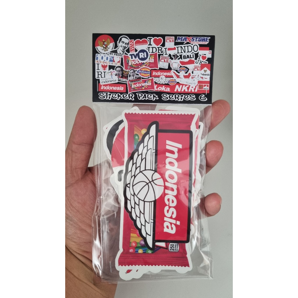 indonesia sticker / indonesian travel sticker / tas travel sticker / travel bag / sticker koper / st