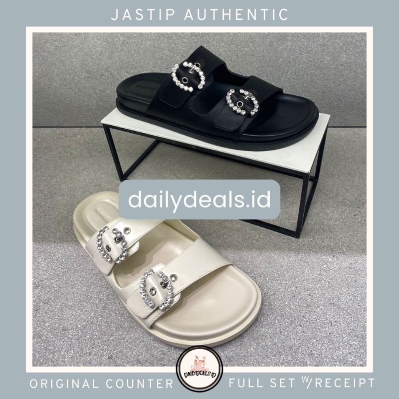 #1-71720050 BUCKLE Sandal - Jast[p] CK ORIGINAL COUNTER STRAP PLATFORM DOUBLE STRAP SANDAL MUTIARA P