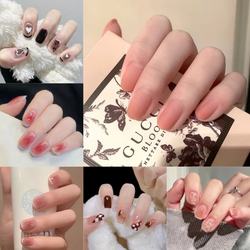Kuku Palsu + Lem Kuku Palsu Fake Nails Lem Kuku Palsu Press On Nails