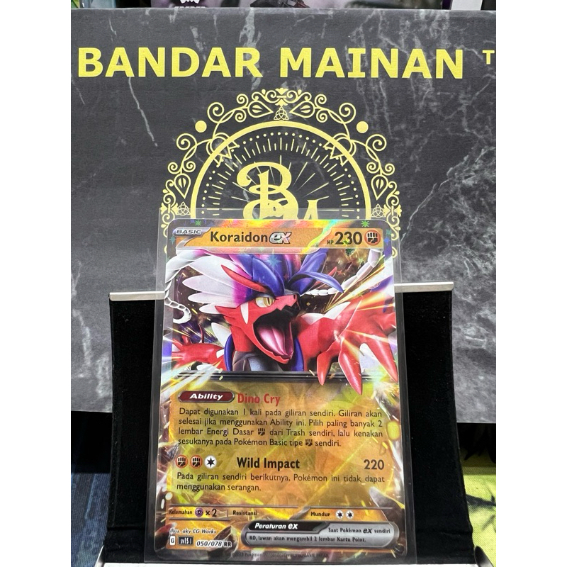 Koraidon EX RR SV1S 050/078 Pokemon Indonesia TCG