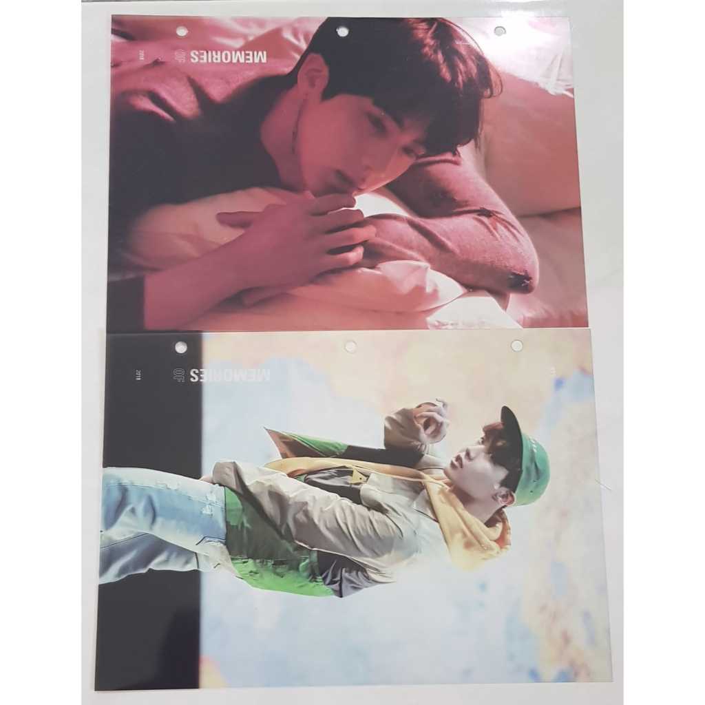 [READY] MEMORIES OF 2018 BTS clear photo index jin & jhope