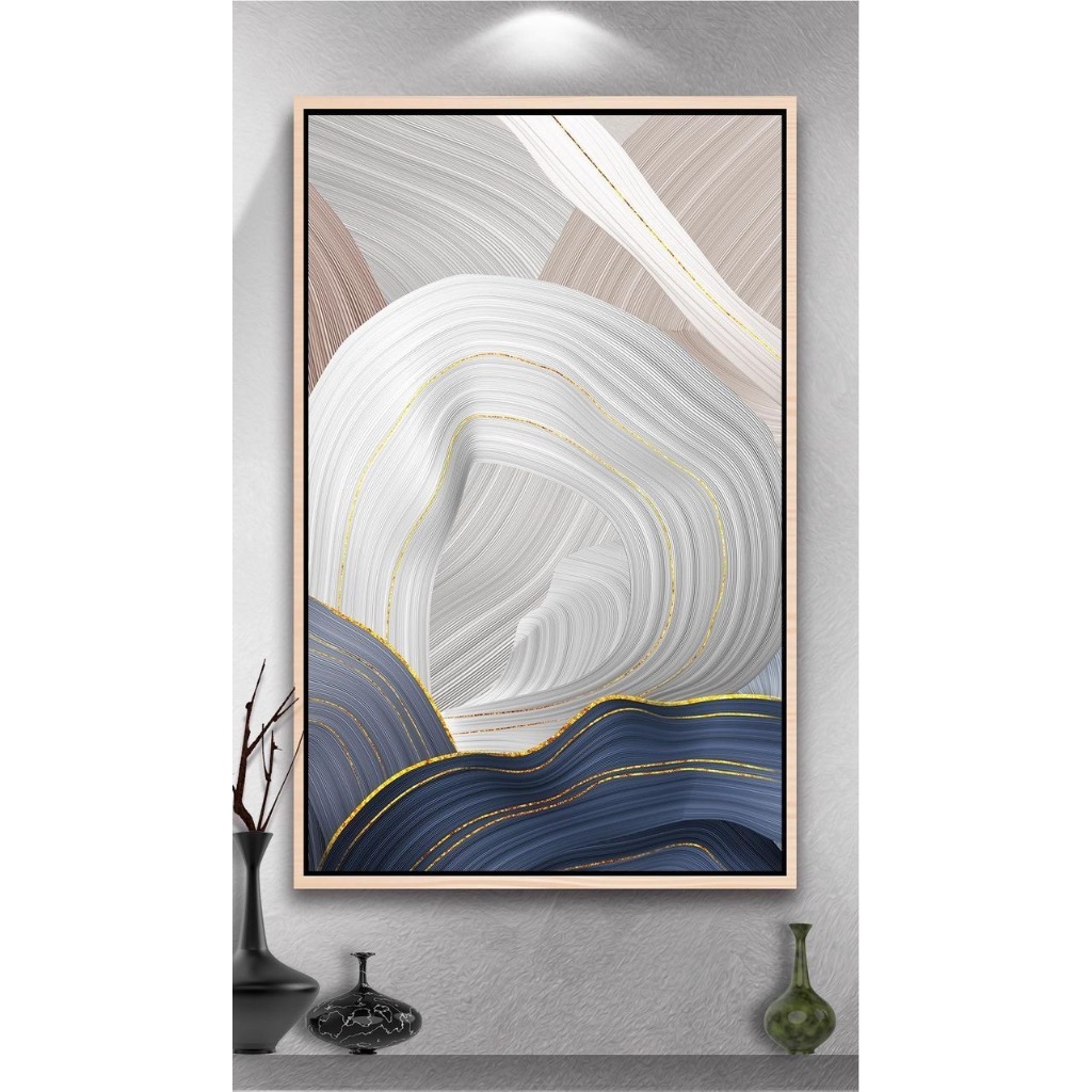 Lukisan Abstrak Minimalis Modern