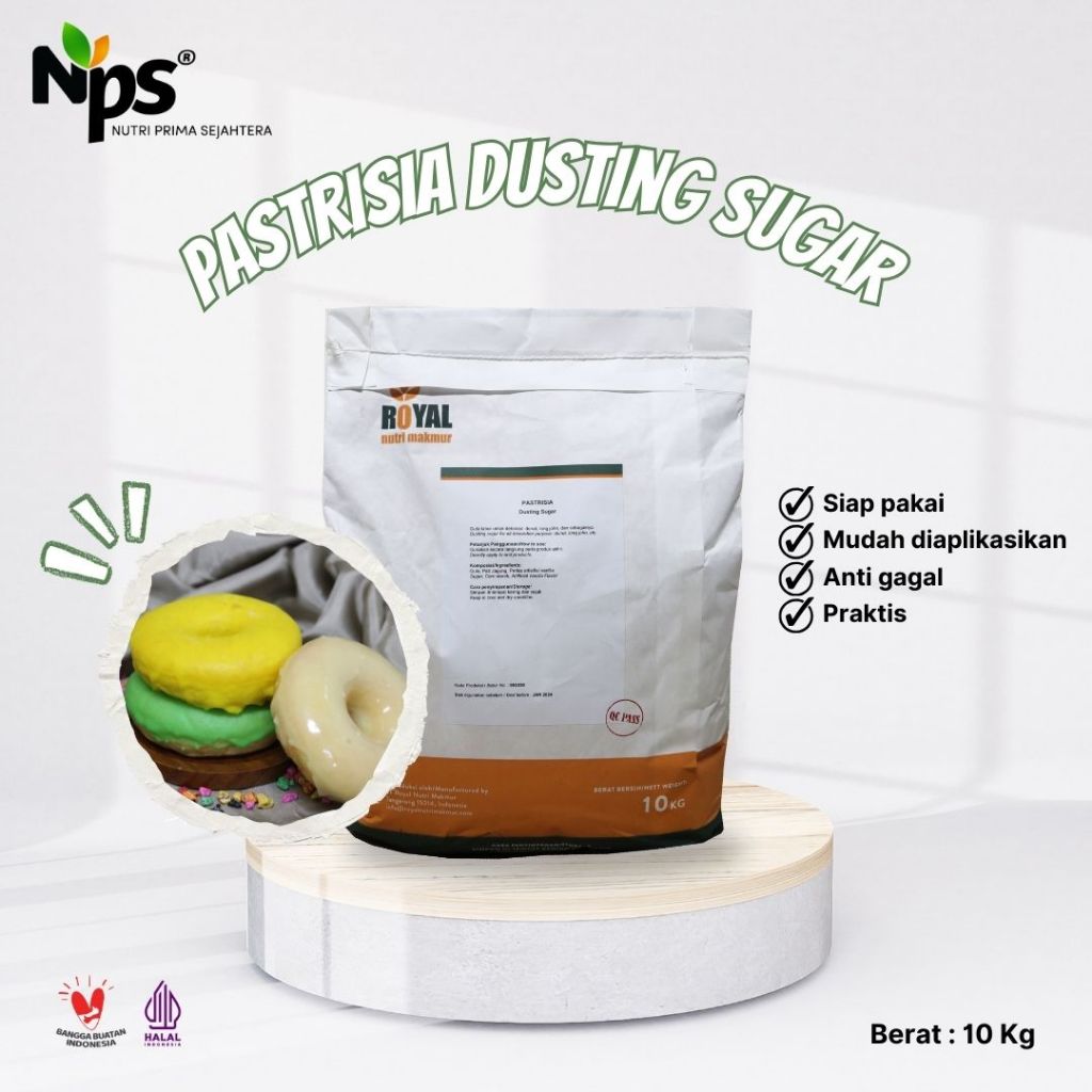 

PASTRISIA Dusting Sugar / Gula Tabur Untuk Dekorasi