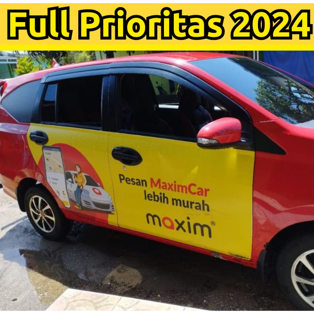 STIKER MAXIM FULL BRANDING BODY MOBIL 2024