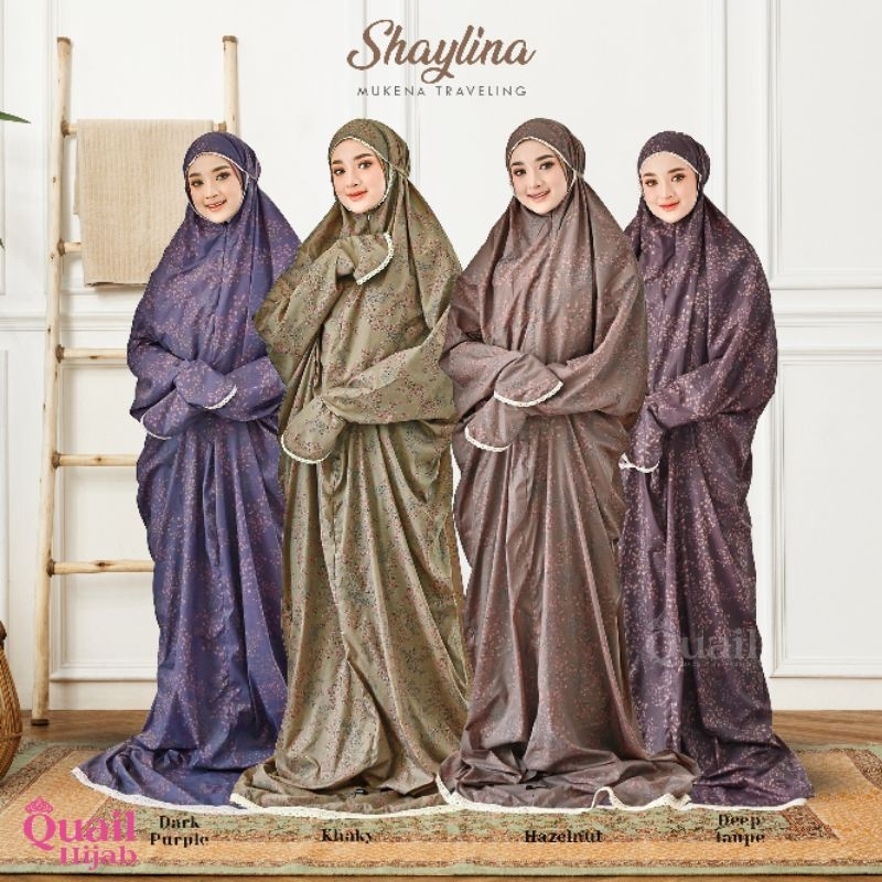 Mukena Dewasa Terusan Traveling SHAYLINA Original Quail Hijab