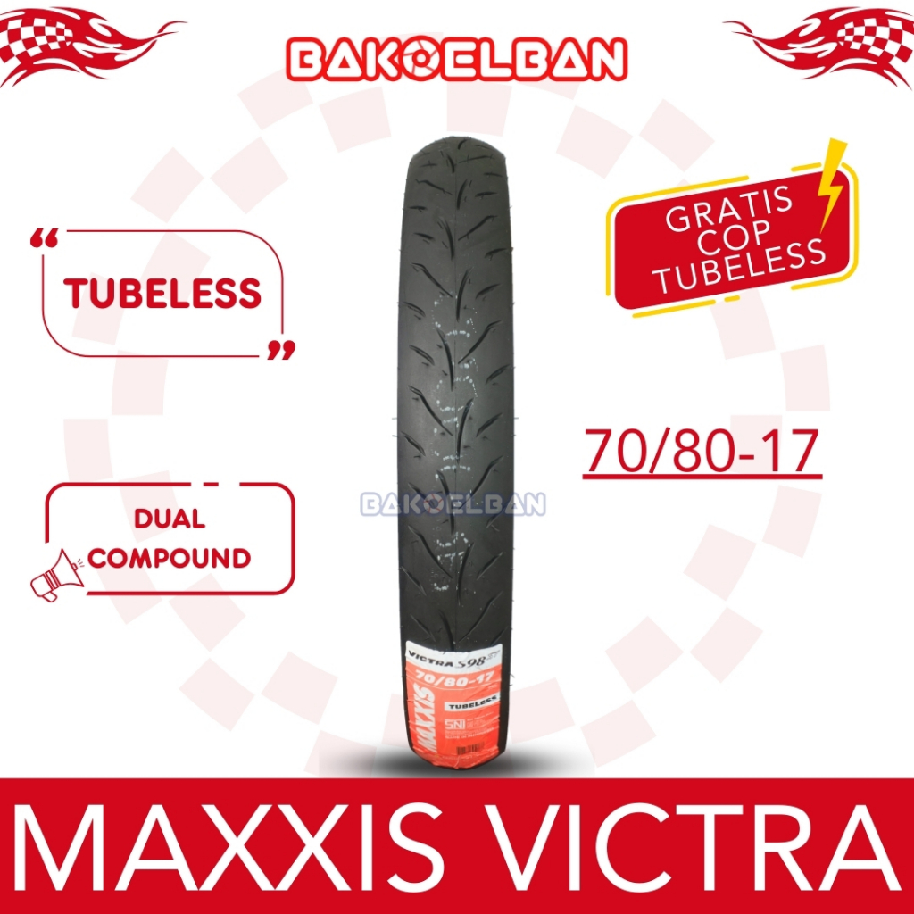 BAN MOTOR MAXXIS VICTRA 70/80-17