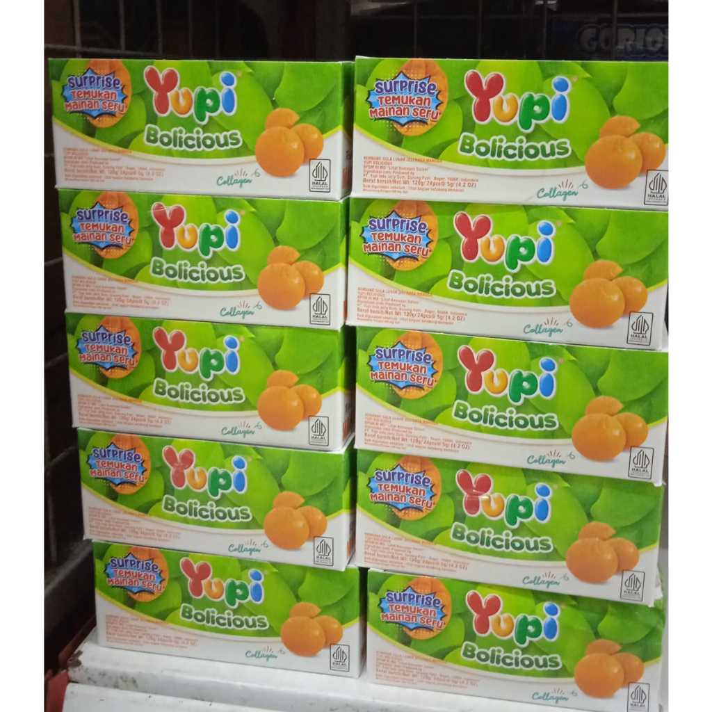 

YUPI BOLICIOUS 24 sachet MANGO per box