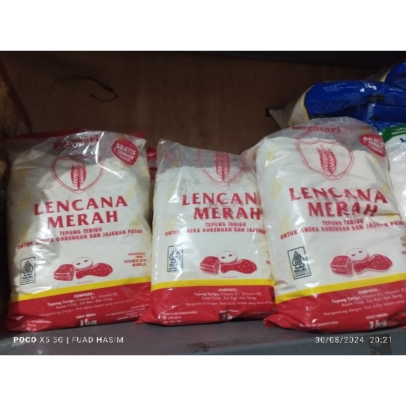 

Tepung Lencan Merah 1kg Ekonomi