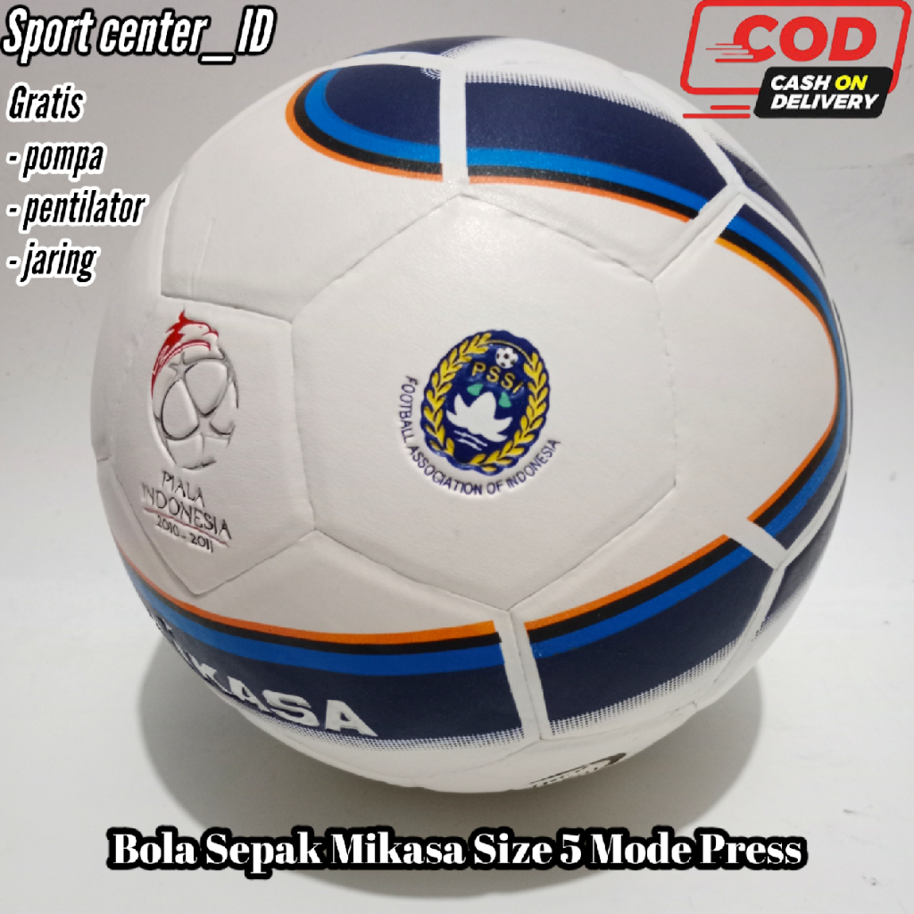 bola sepakbola size 5 original bola sepak dewasa kuat ori bola kaki mikasa gratis pentil dan pompa