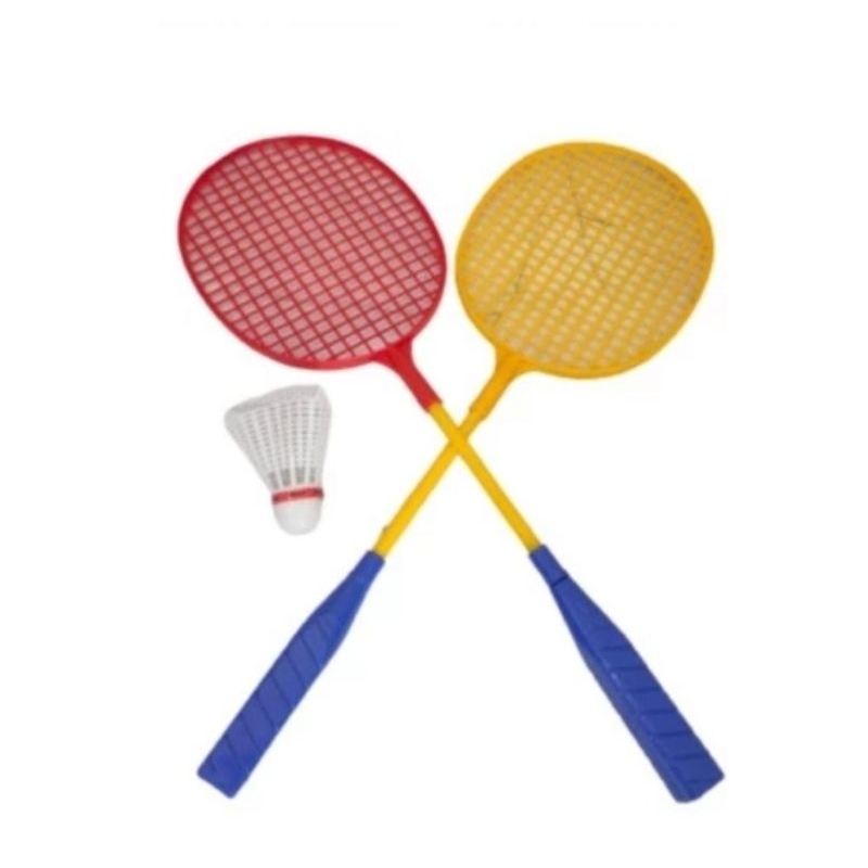 Mainan raket anak isi 2 pcs raket badminton plastik