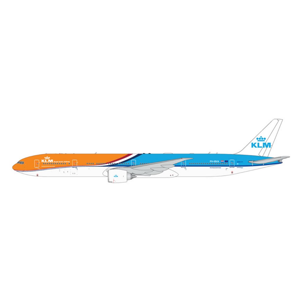 KLM 777-300ER PH-BVA NEW ORANGE PRIDE GEMINI JETS