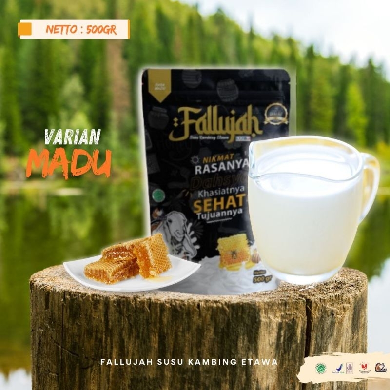 

Susu Kambing Etawa Fallujah Rasa Madu (500 gram)