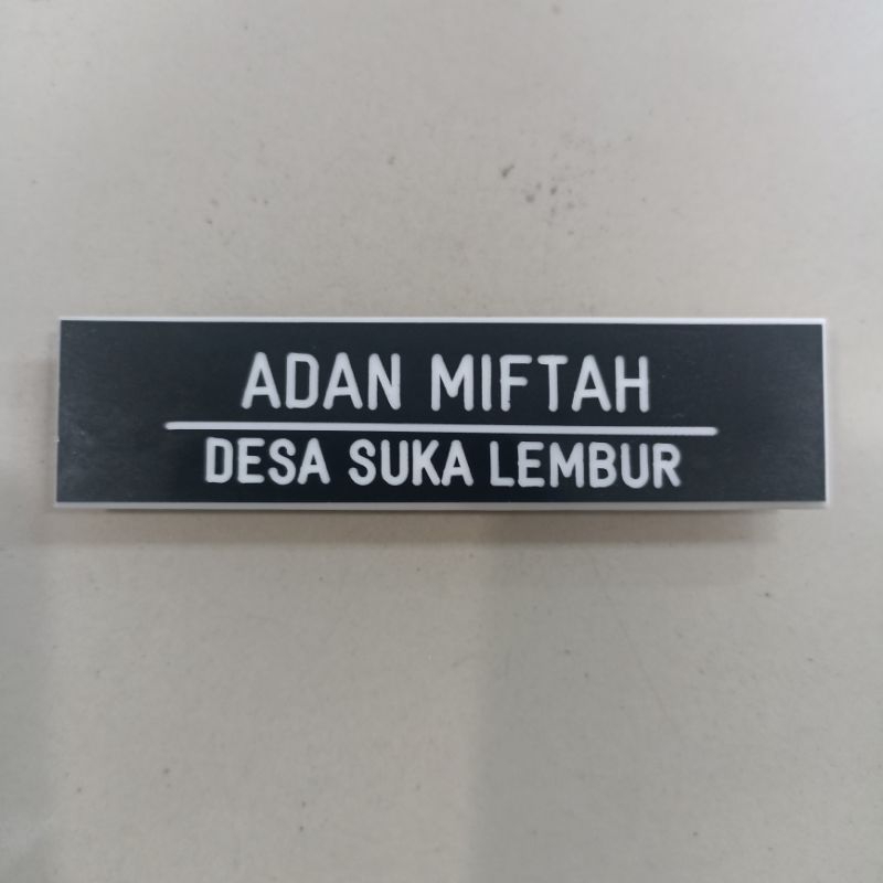 

CUSTOM PAPAN NAMA | NAMA DADA 2 TINGKAT