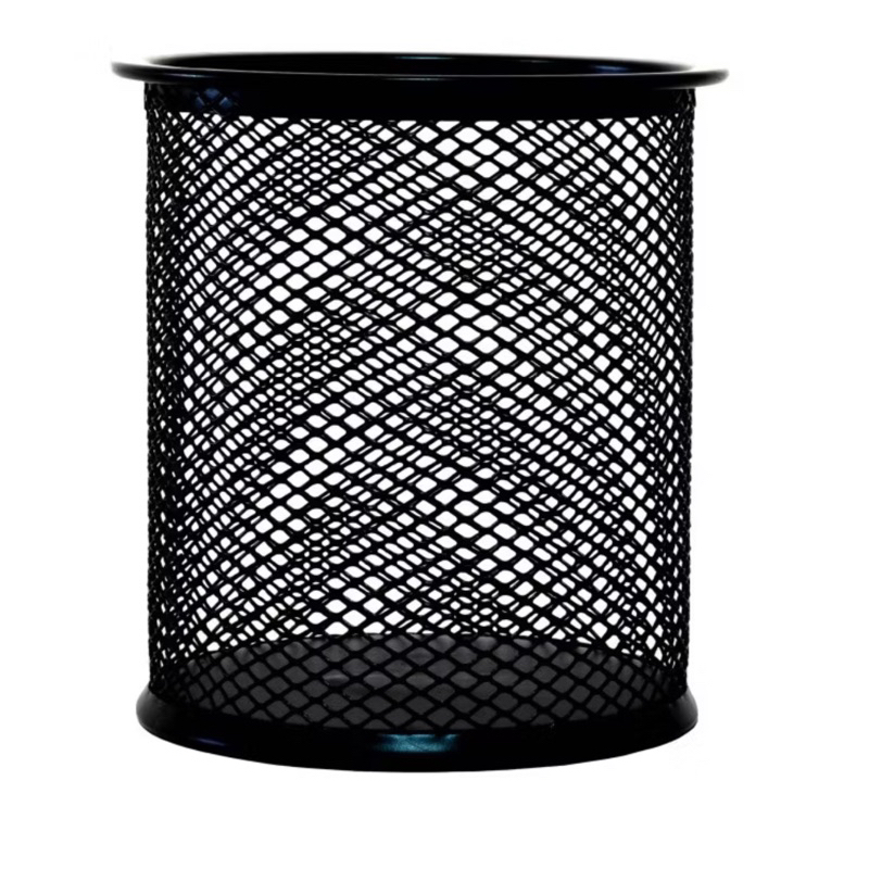 

Tempat Pensil Meja Jaring Besi Bentuk Tabung/ Silinder