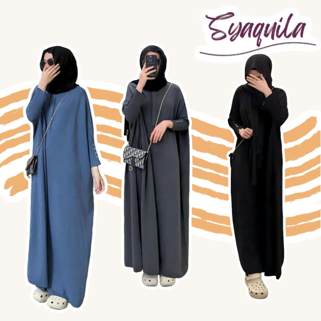 Gamis Knit Button Premium / Gamis Knit Inara Premium
