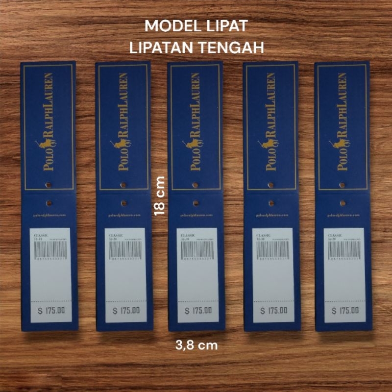 

HANGTAG POLO LIPAT | LABEL POLO | MEREK POLO (300 pcs)
