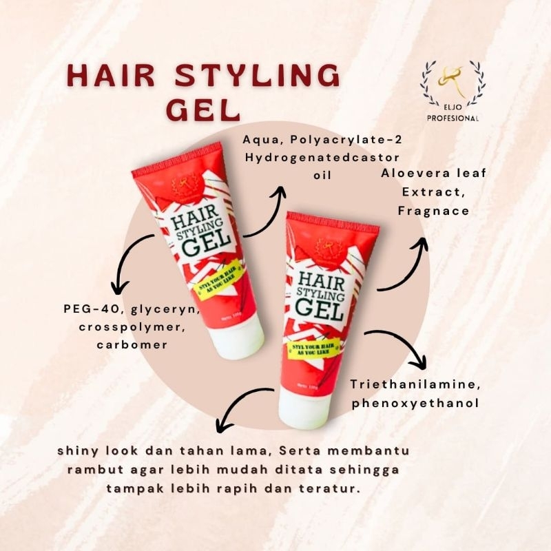 ELJO PROFESIONAL hair styling gel / Pomade