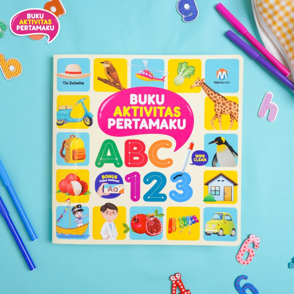 Buku edukasi anak 2 tahun 3 tahun aktifitas pertamaku stimulus motorik