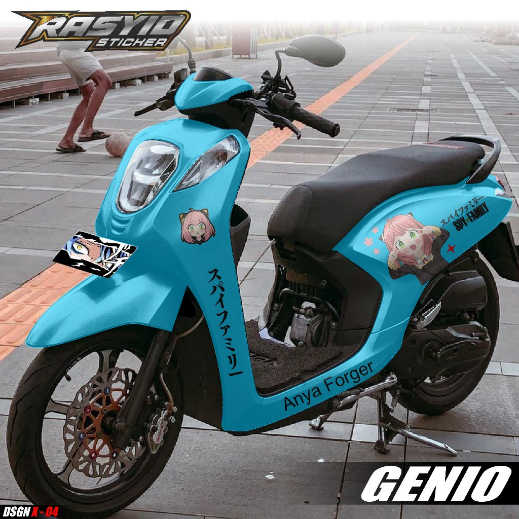 COD Sticker Decal Full Body Motor Honda Genio 2019 2020 2021 2022 2023 2024 Sticker Genio Gambar Any