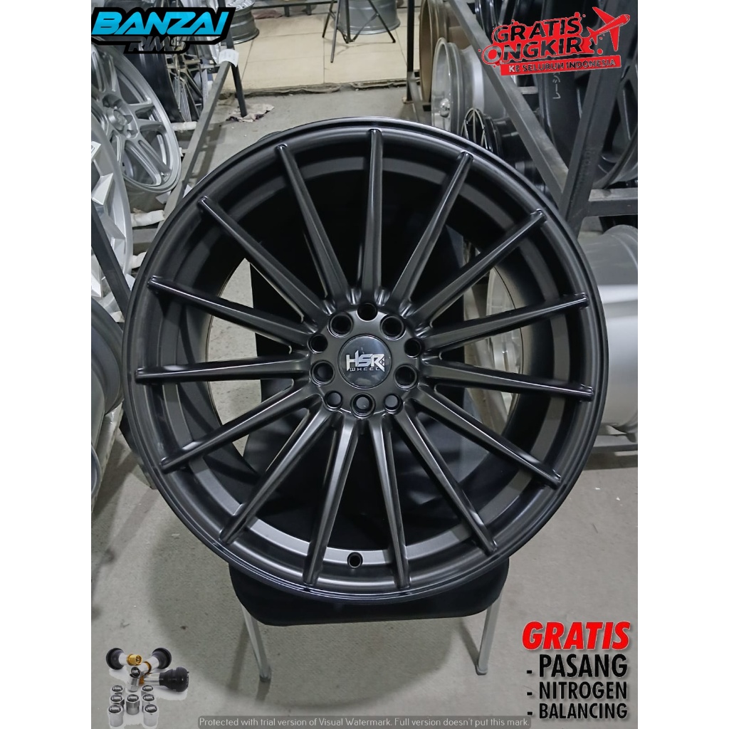 Velg Mobil Innova Zenix Subaru Brz Ring 18 Velg Racing Hsr Tsukuba Model Vosen R 18 Lebar Belang 8/9