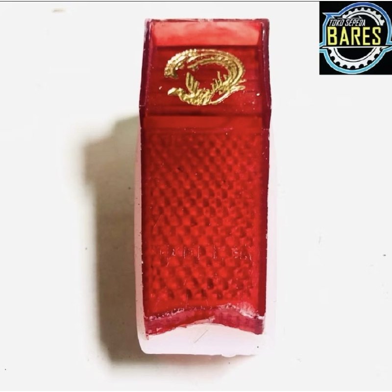 Lampu Stopan / Reflektor Mata Kucing Slebor Belakang Sepeda Jengki Phoenix