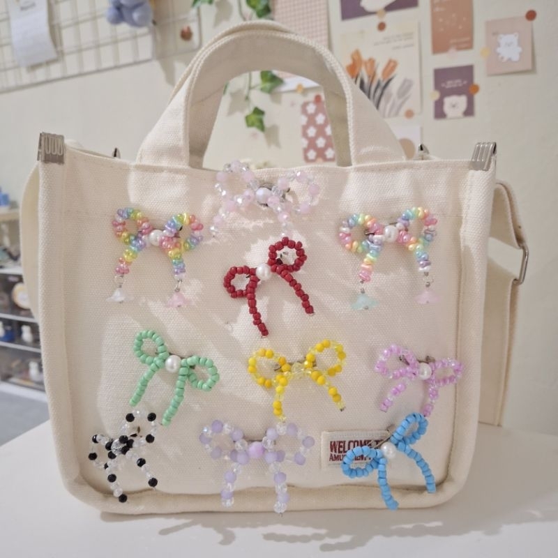 Bros | Ribbon Beads Pin | Bros Pita | Ribbon Pin | Pin Pita | Bros Hijab | Pin Hijab | Pin Tas