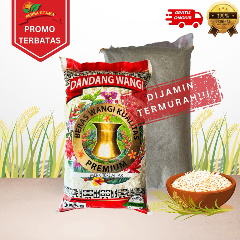 

Beras Premium Dandang Wangi 25kg