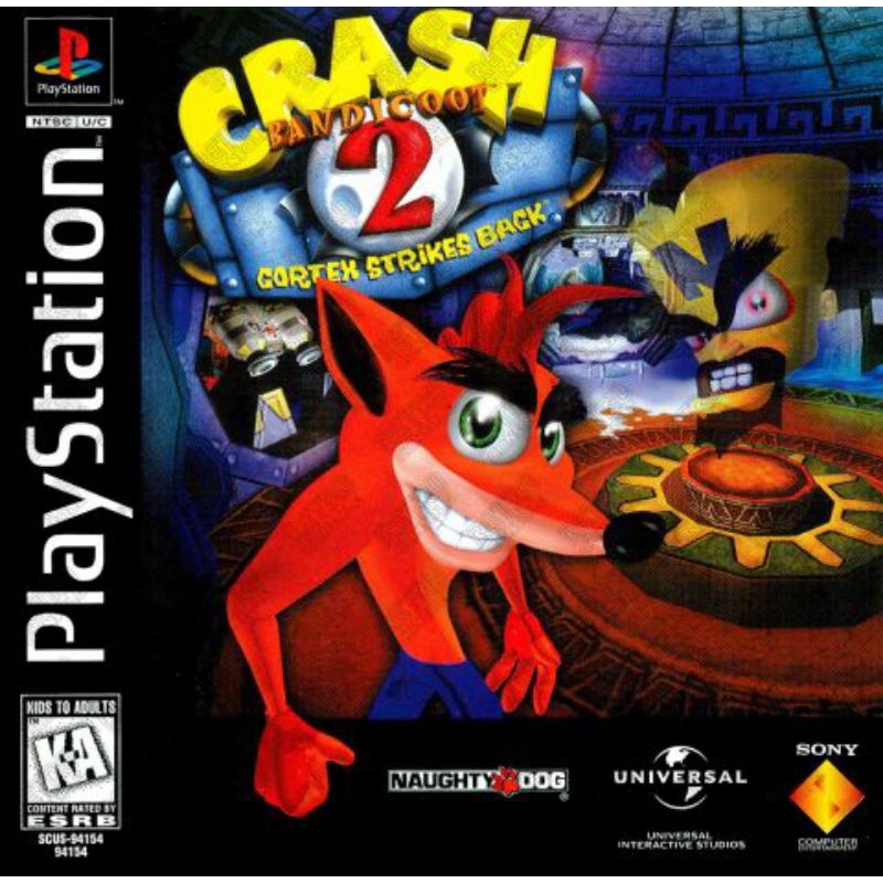 CRASH BANDICOOT 2 KASET PS1