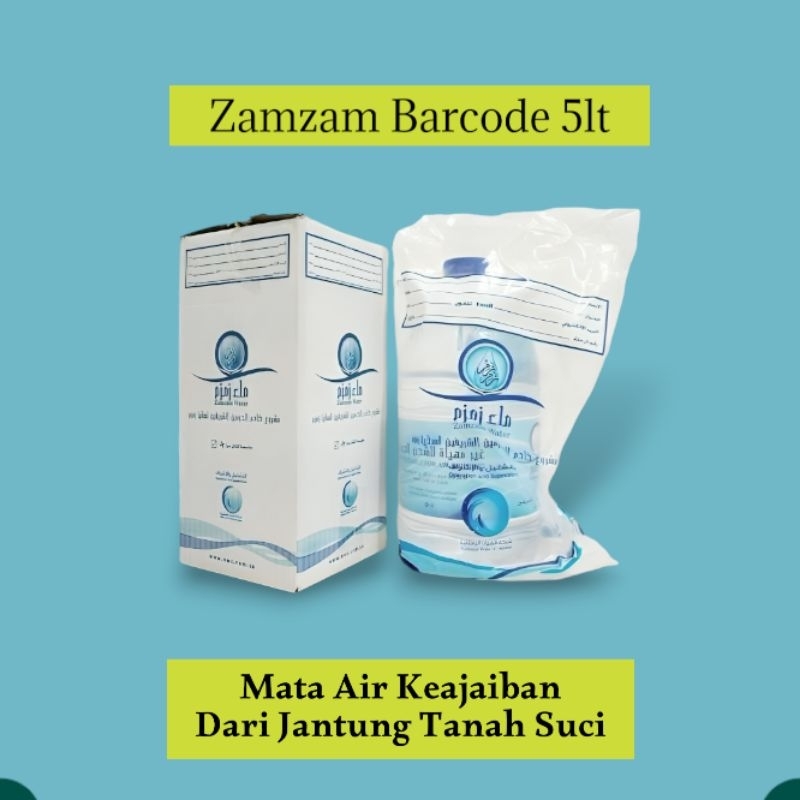 

Air Zamzam 5L Galon Original Asli Barcode Saudi Arabia Oleh Oleh Haji Umrah