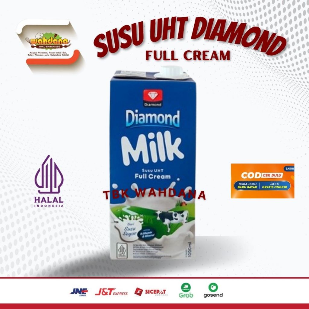 

Susu UHT Diamond Full Cream 1 Liter