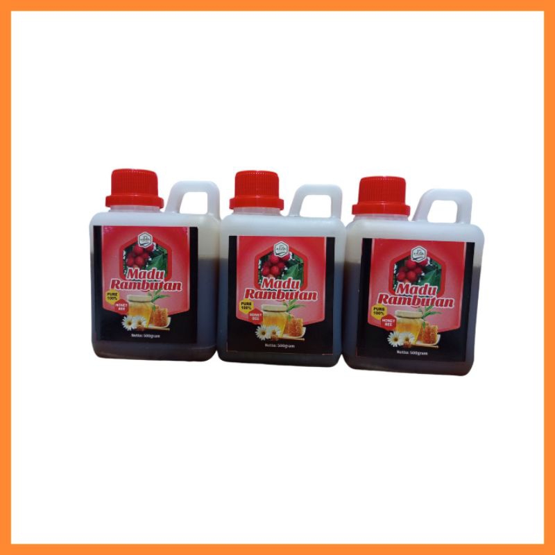 

MADU RAMBUTAN Al-Azzam Super Premium 100% Alami Pure Natural Raw Honey Original 500 Gram
