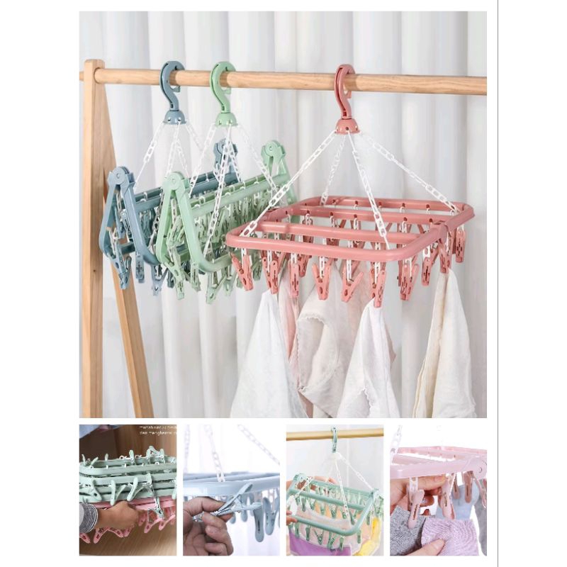 jemuran baju bayi jepit 32 jepitan