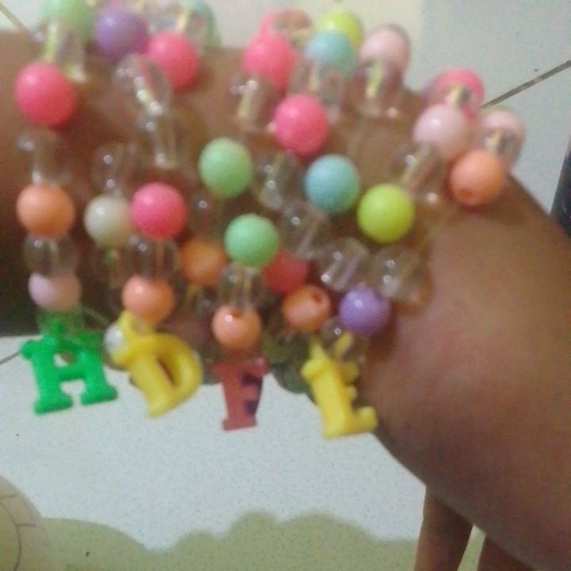 gelang anak inisial huruf