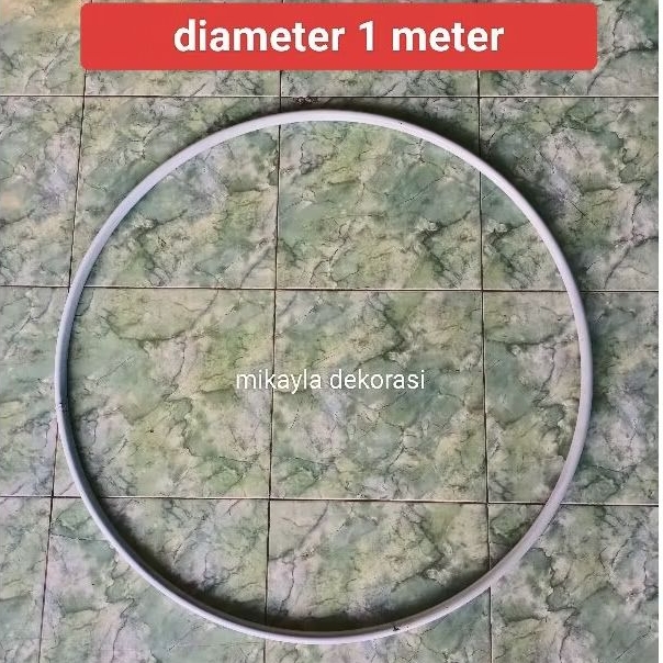 LINGKARAN BESI Diameter 1meter/ring besi bulat/dekorasi dari besi/ring dekorasi Dekorasi Ulang Tahun