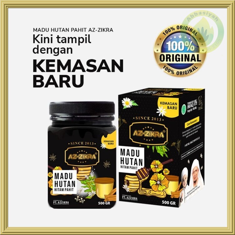 

Madu Hitam Pahit Azzikra Madu Hutan Az Zikra 500gr