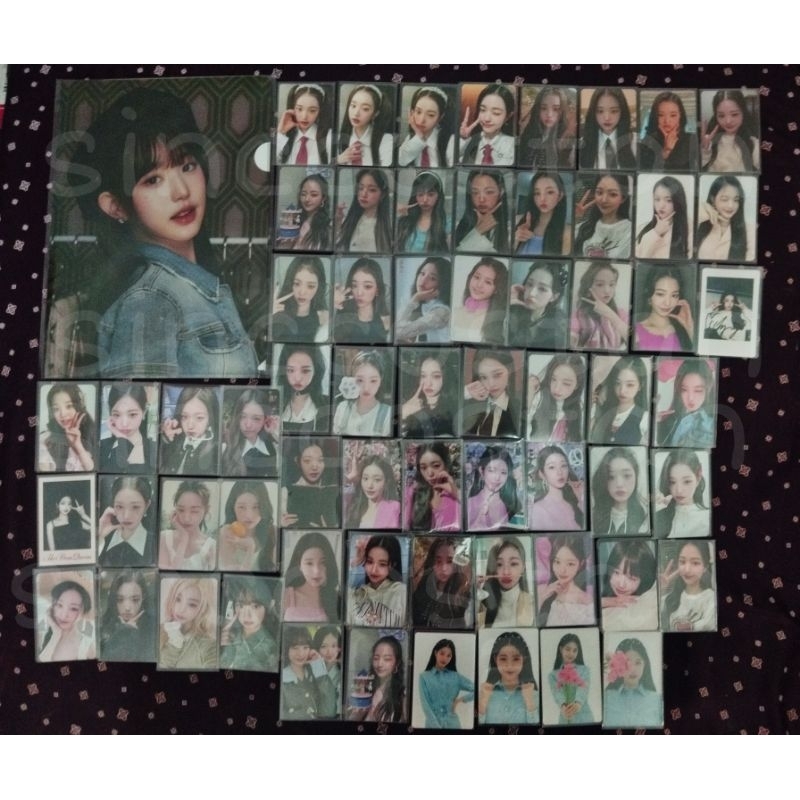 jang wonyoung photocard iz*one ive eleven oneiric diary od one reeler or bloom*iz color*iz kihno ele