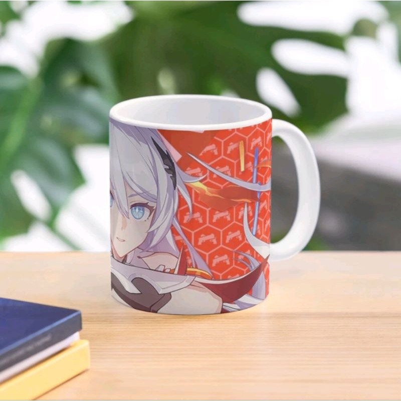 Mug Cangkir Kiana Kaslana Herrscher of Flamescion Honkai Impact|hampers|